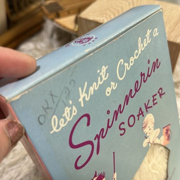 Vintage Spinnerin Soaker Knit Or Crochet Kit To Create A Wool Diaper Cover - Picture 17 of 17